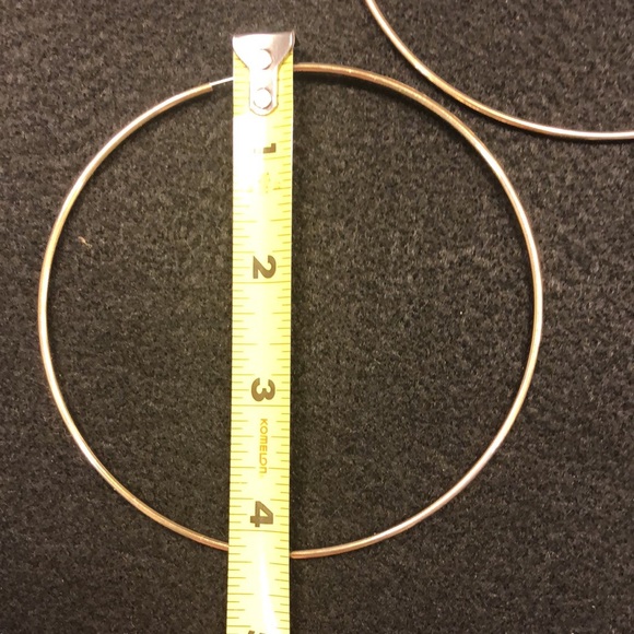 Gold hoops - Picture 2 of 2